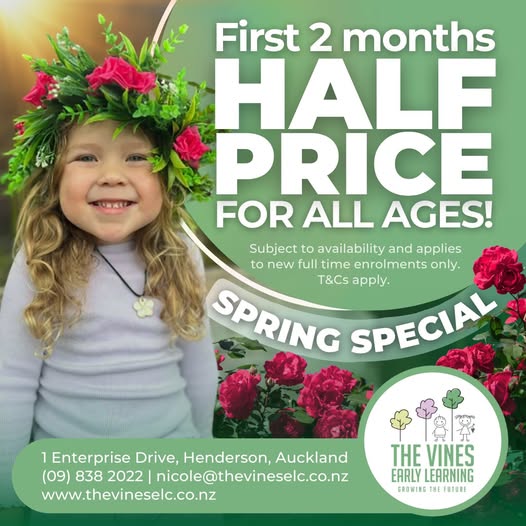 special offer Auckland early childhood centre